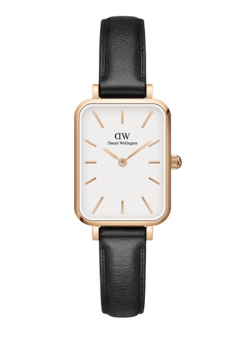 Daniel Wellington pink and gold Quadro Sheffield 20x26mm Rose Gold Watch White dial Leather strap Rose Gold Female watch Ladies watch Watch for women DW 3061DACF3F2AC0GS_1