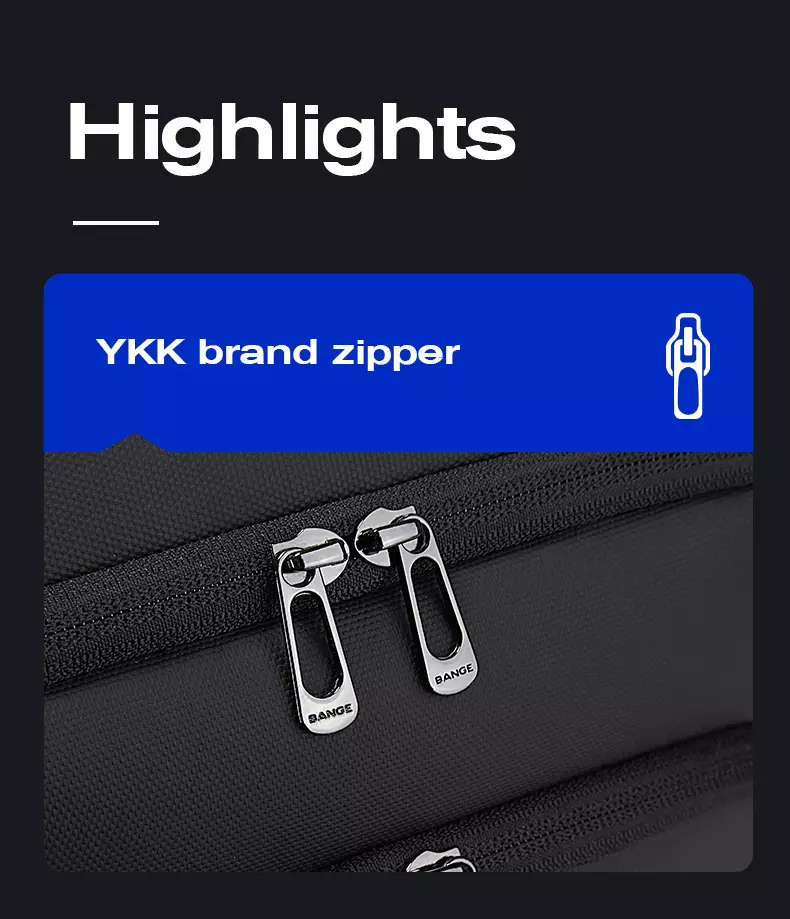 Bange BG2953 Tas Ransel Backpack laptop Kerja Pria 15.6 Inch - Black