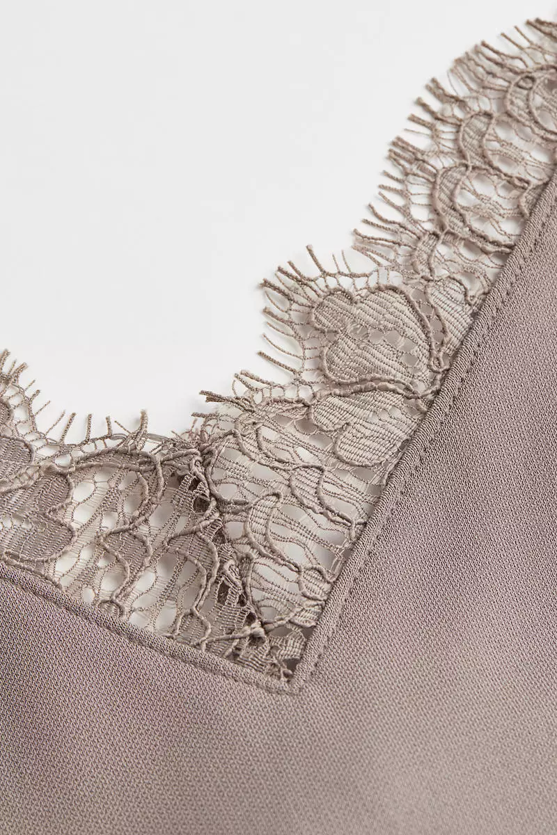 H&m lace trim cami online