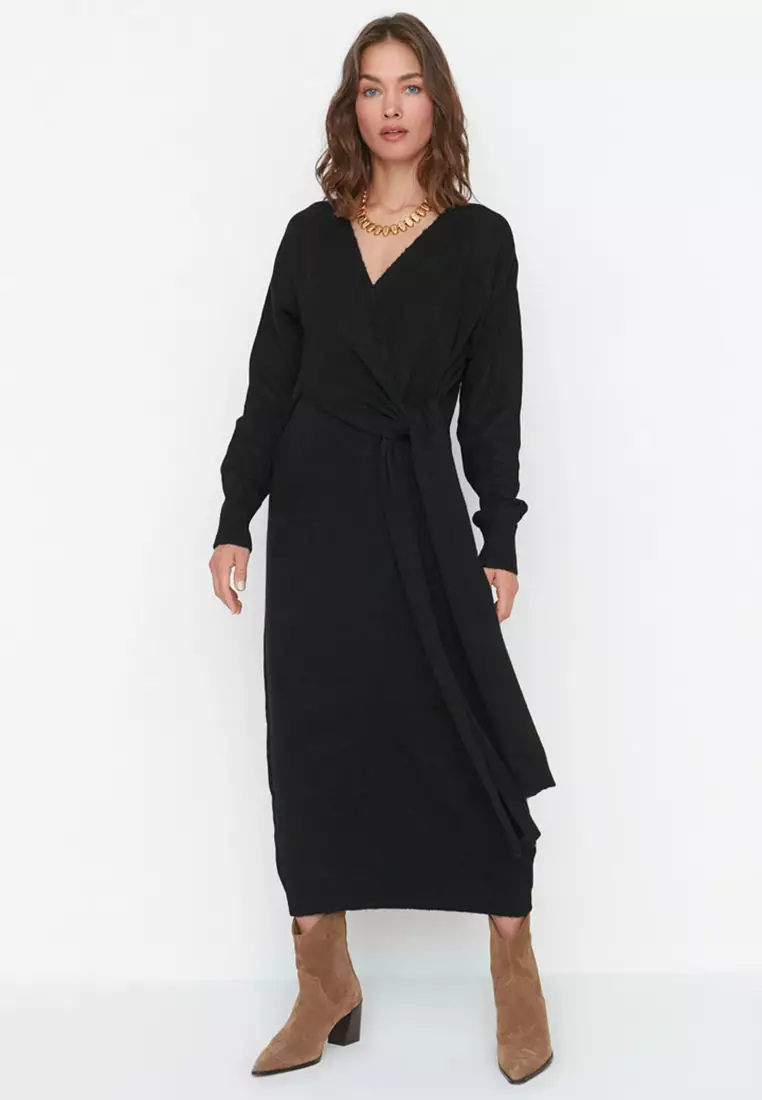 Buy Trendyol Double Breasted Collar Maxi Dress 2024 Online
