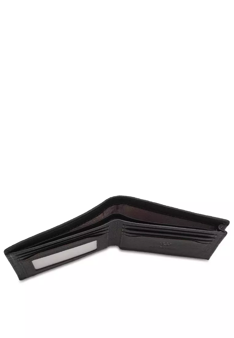 Men's Genuine Leather RFID Blocking Bi Fold Wallet