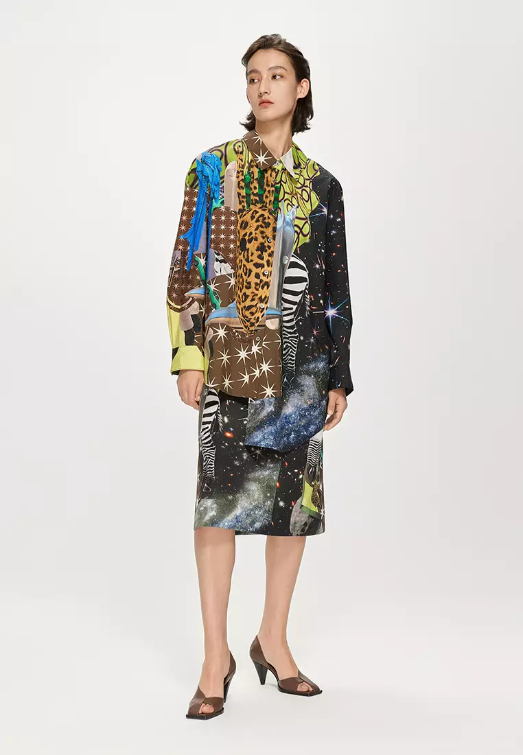 Long Sleeve Printed Shirt