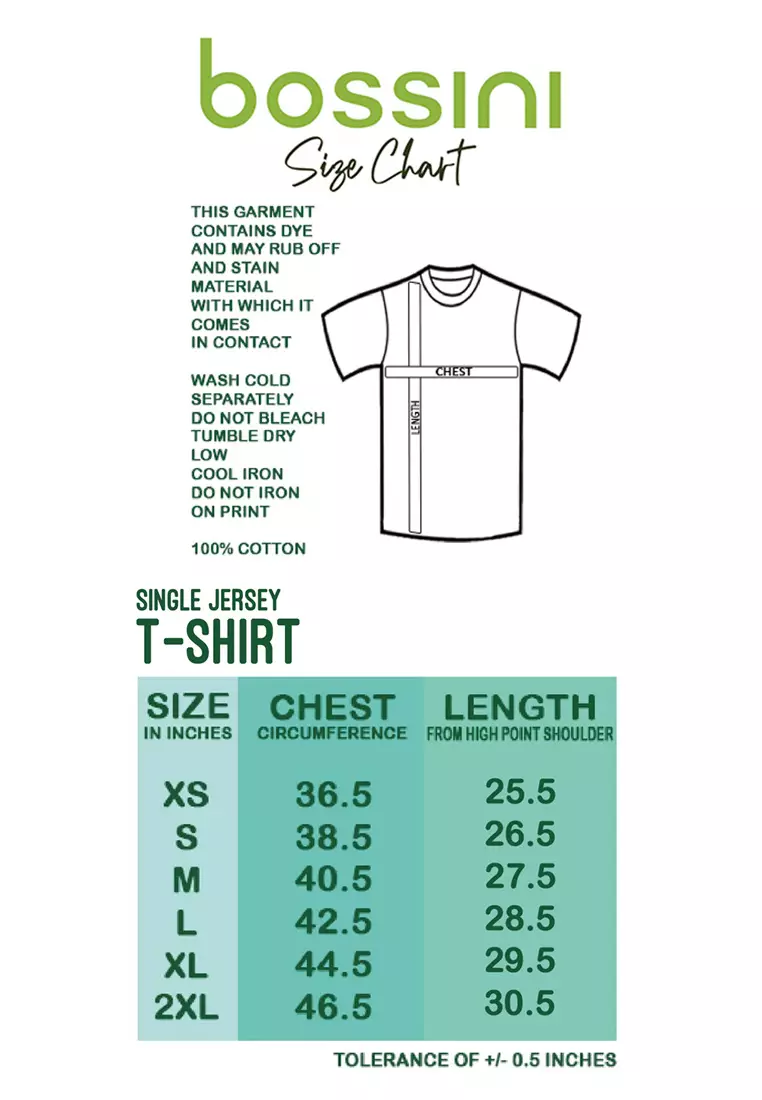 Round Neck Jersey Knits T-Shirt