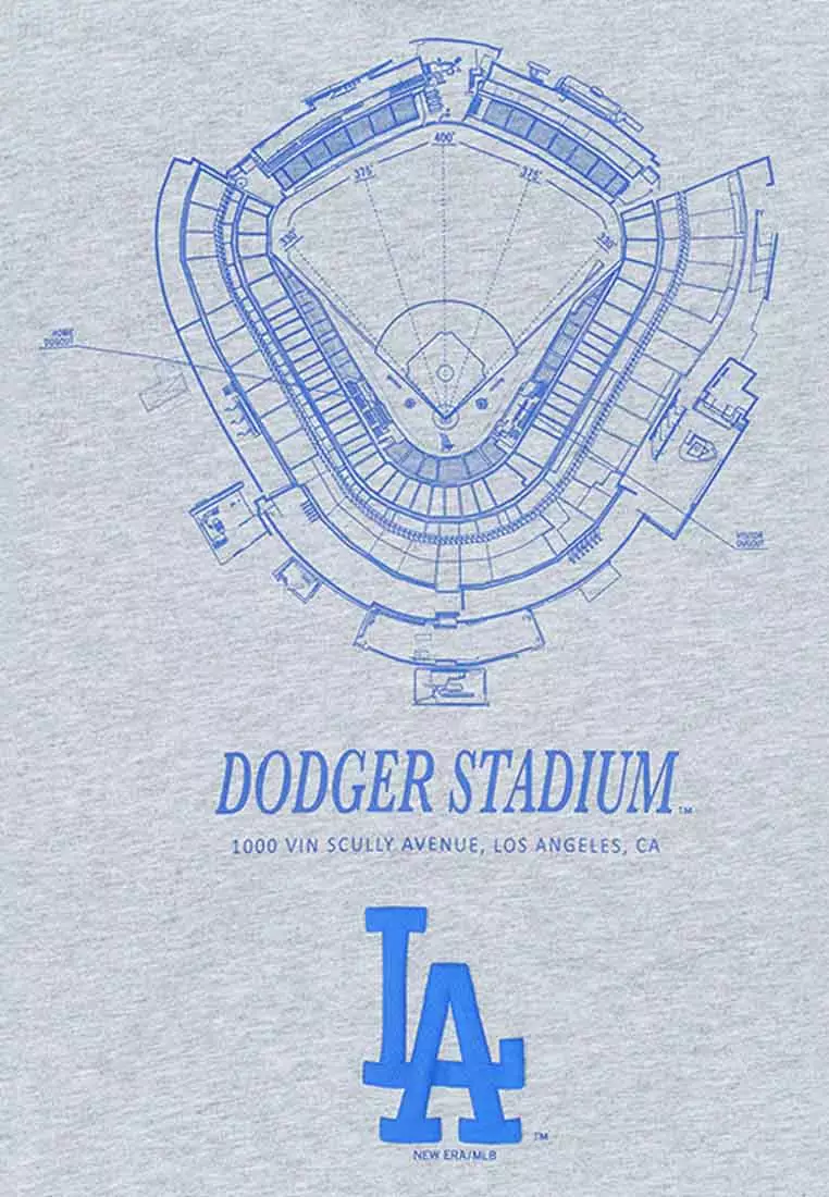 New Era Playera Manga Corta Los Angeles Dodgers MLB Stadium Ticket