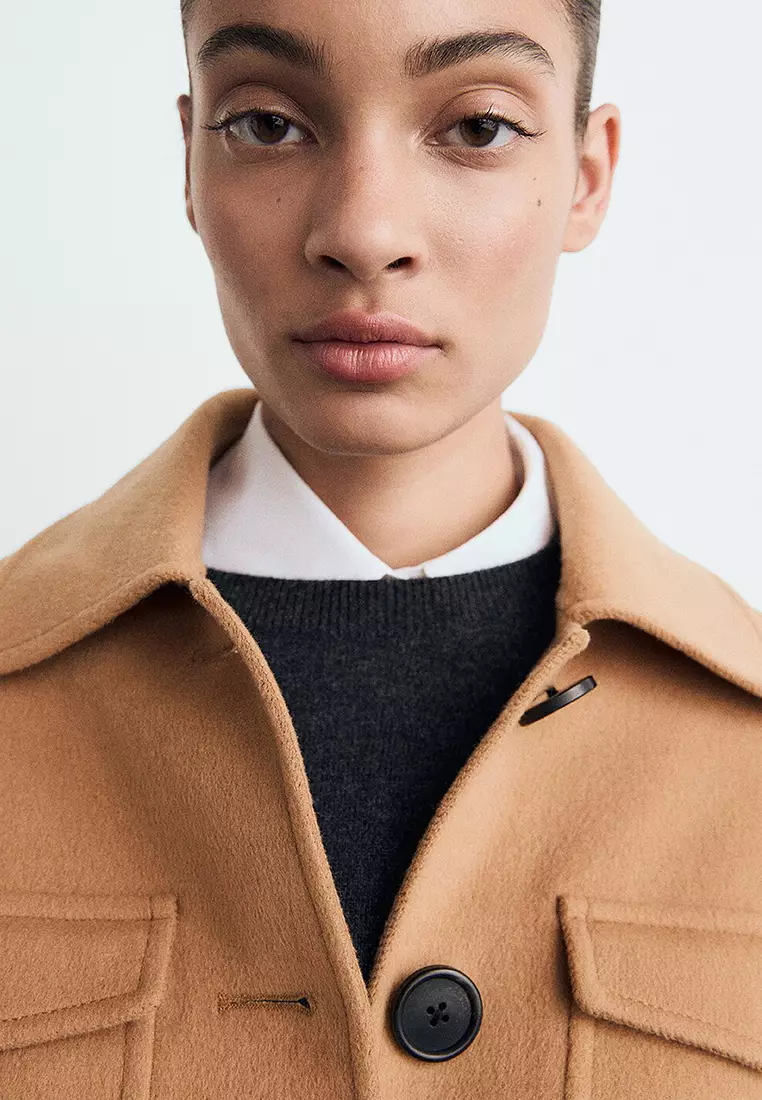 Wool Jacket With Pockets