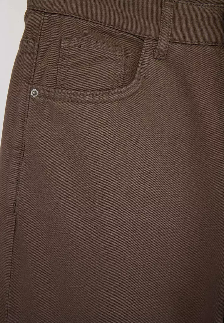 Straight Cut Denim Jeans