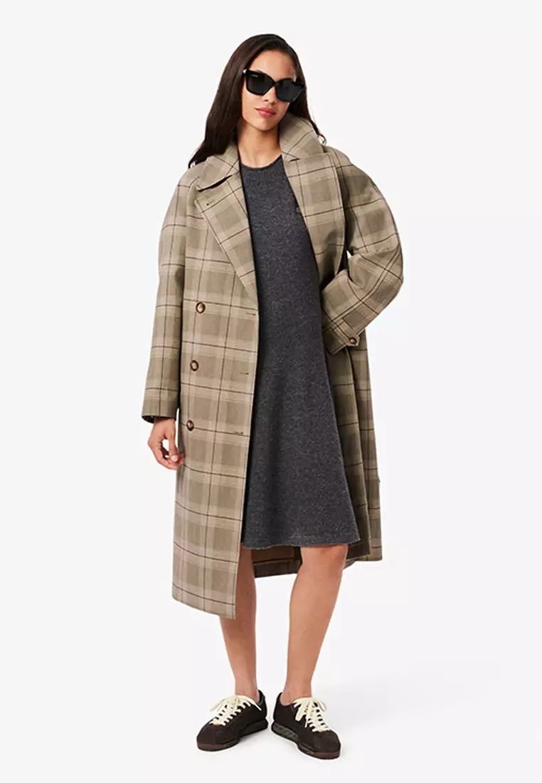 Short Seamless Carded Wool Dress