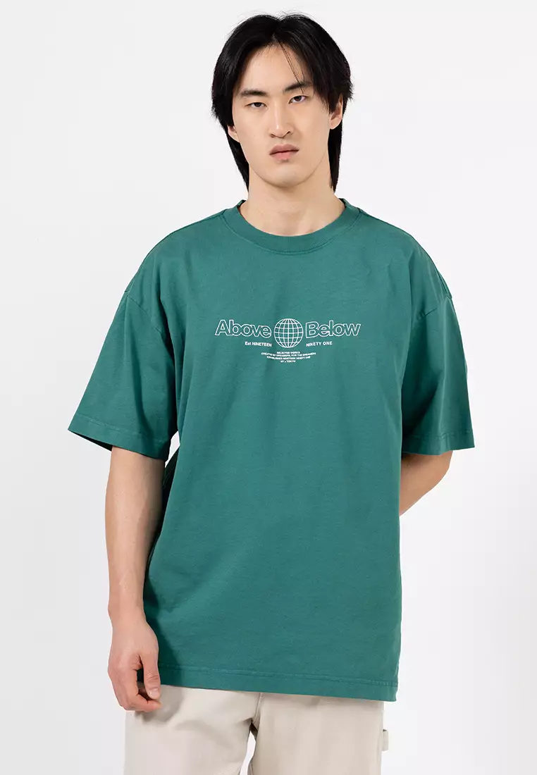 Box Fit Text T-Shirt