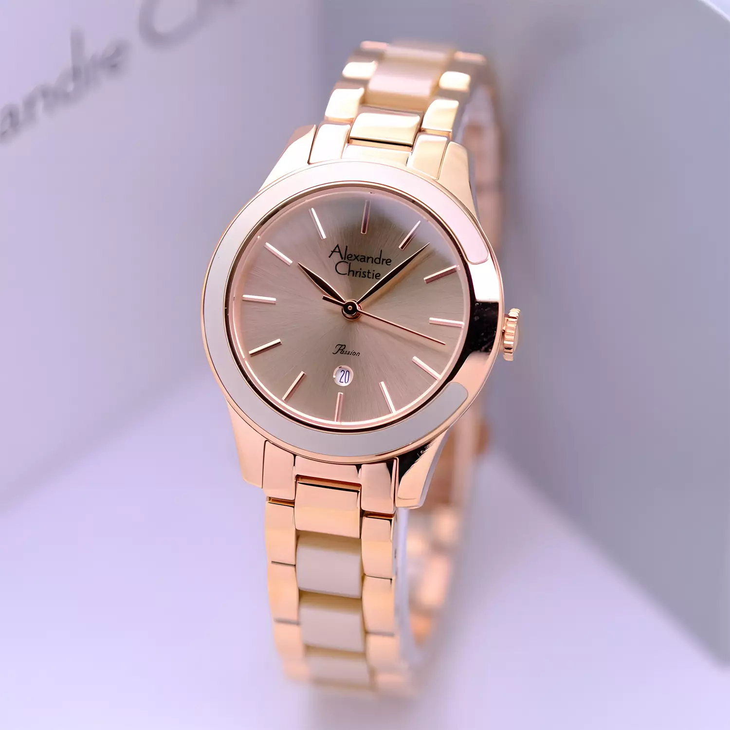 Jam Tangan Analog Wanita - Passion Series - Rose Gold Stainless Steel - 2B64 LDBRGDG