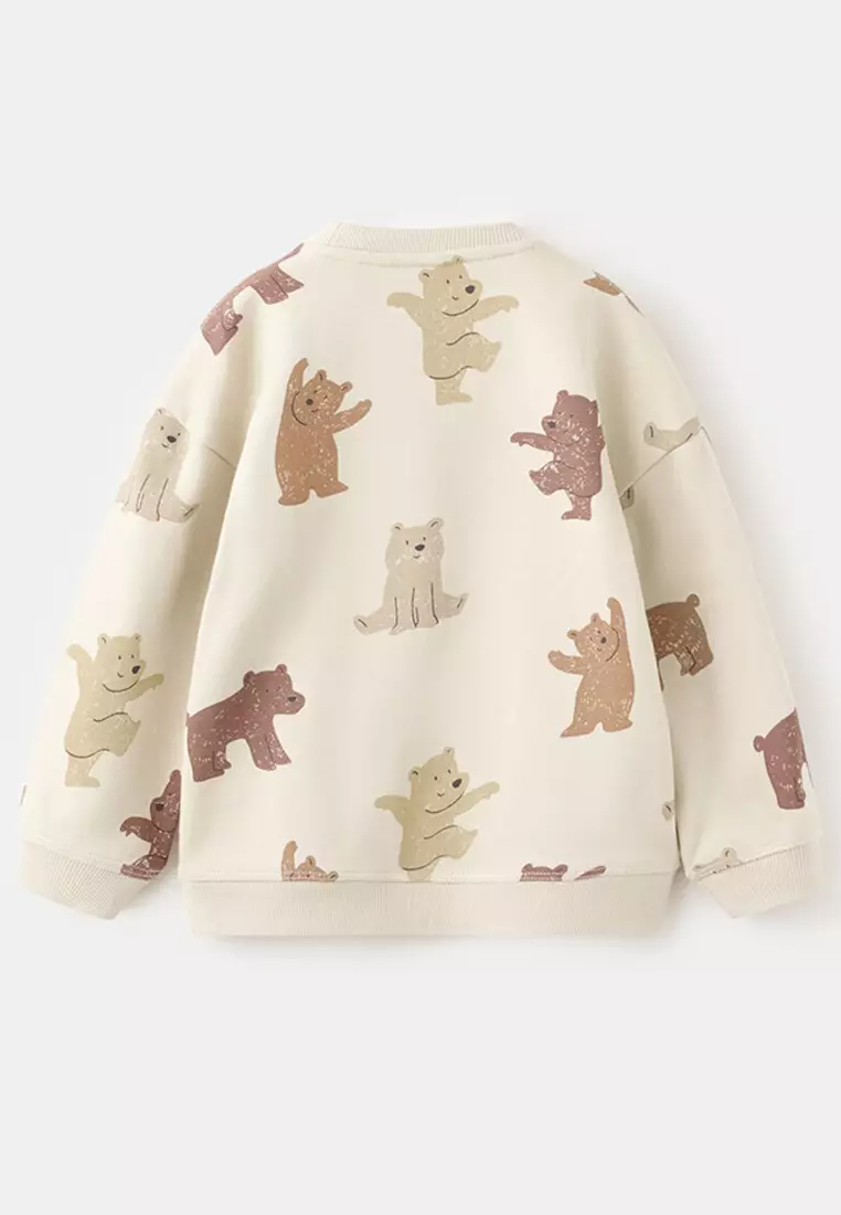 Bear Print Sweatshirt
