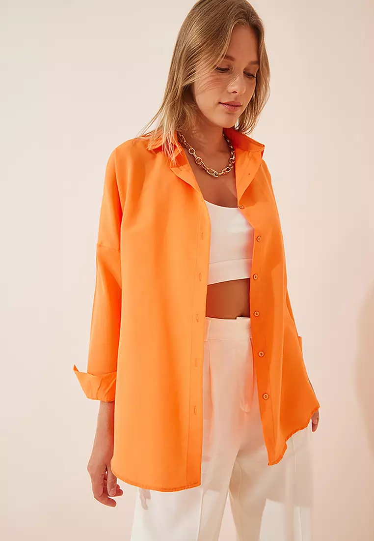 Oversize Long Basic Shirt