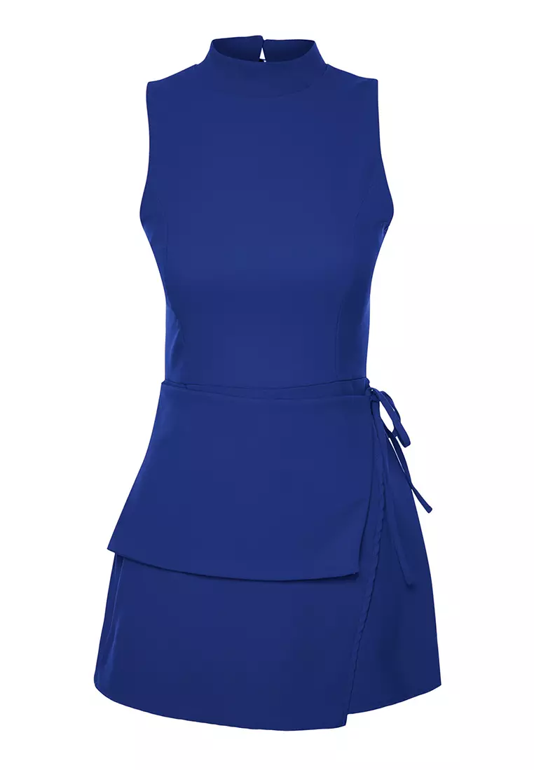 Sleeveless Mock Neck Playsuit