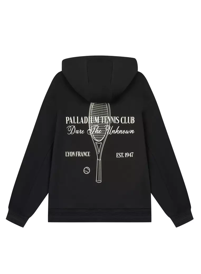 MEN'S TENNIS CLUB LOGO HOODED JACKET