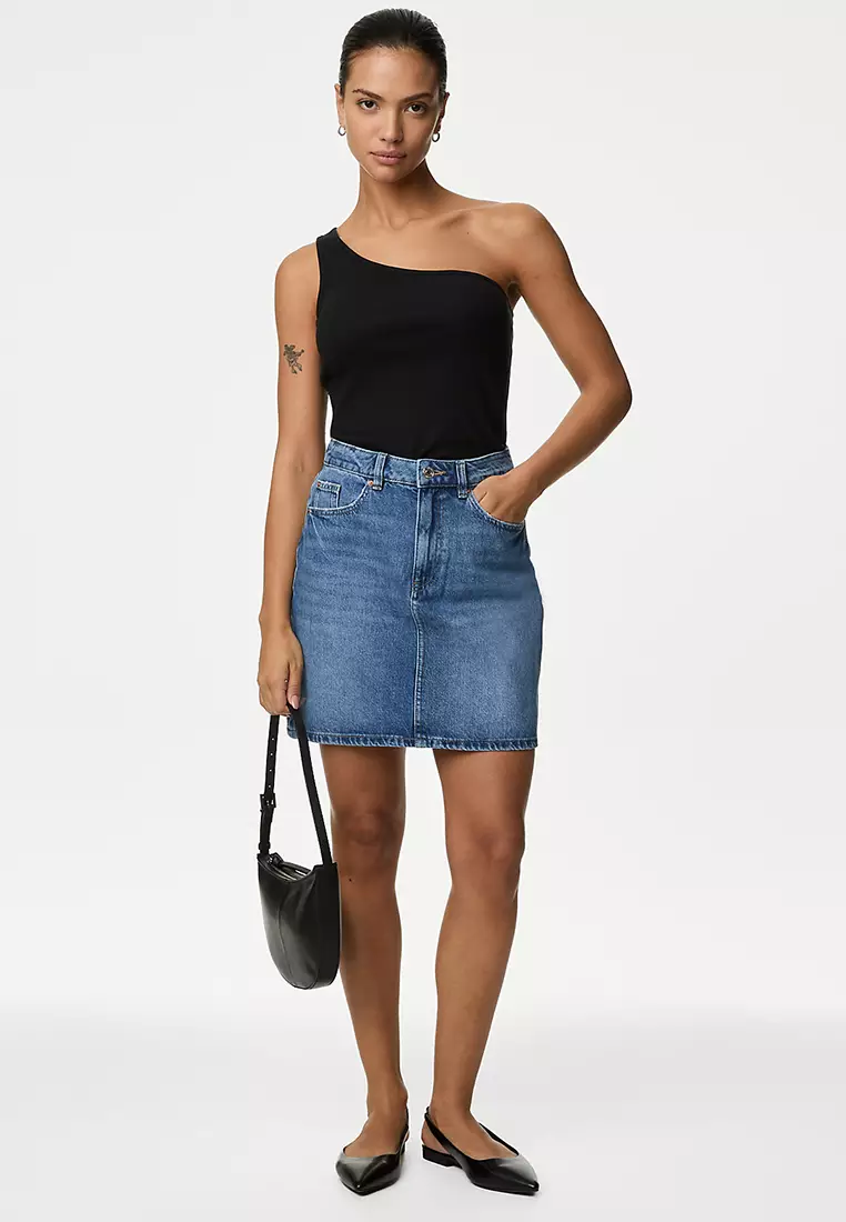 Denim Mini Skirt