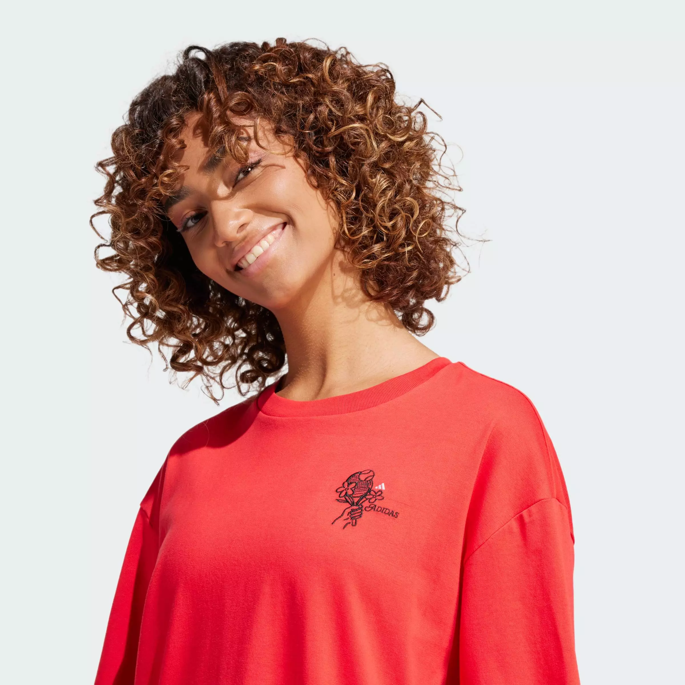 Lifestyle Codes Photoreal Graphic Tee Women Red JJ4065