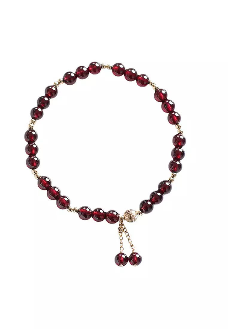 Garnet sale stone bracelet