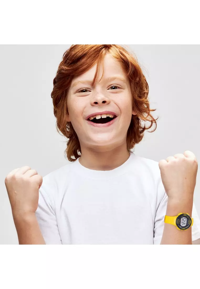 [Kids' Gift] Kikou NEON Collection 31mm Yellow Dial Kids Digital Watch R4551107001