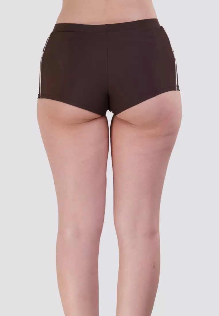 Pumpkin Delight Boyleg Bottom Swimwear for Women