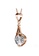 Krystal Couture gold KRYSTAL COUTURE Pendulum Pendant Necklace Embellished with Swarovski® crystals-Rose Gold/Clear 2C316ACB1757C8GS_2