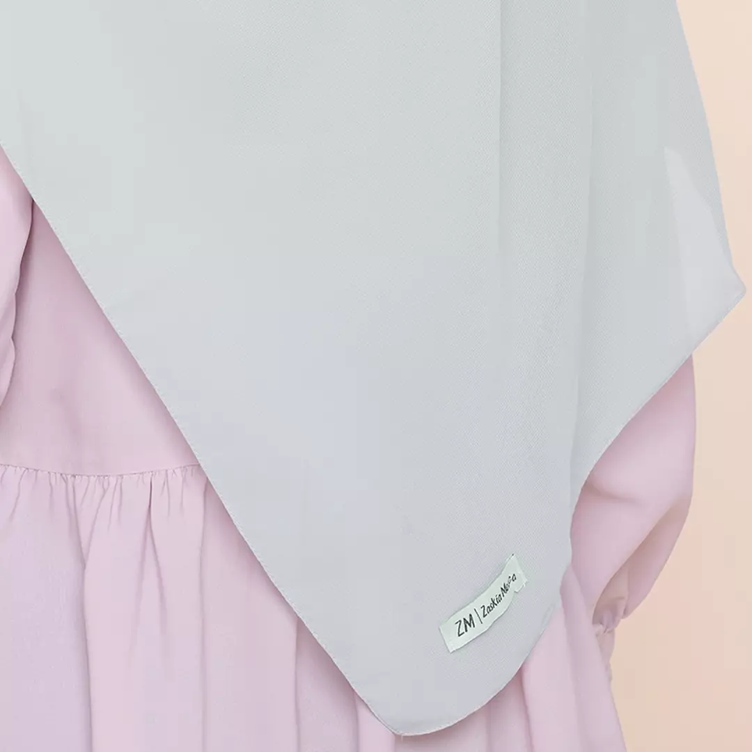 ZM Zaskia Mecca Feat Natasha Rizky - Hijab Syari Bellsa Summer Sage Kerudung Segi Empat