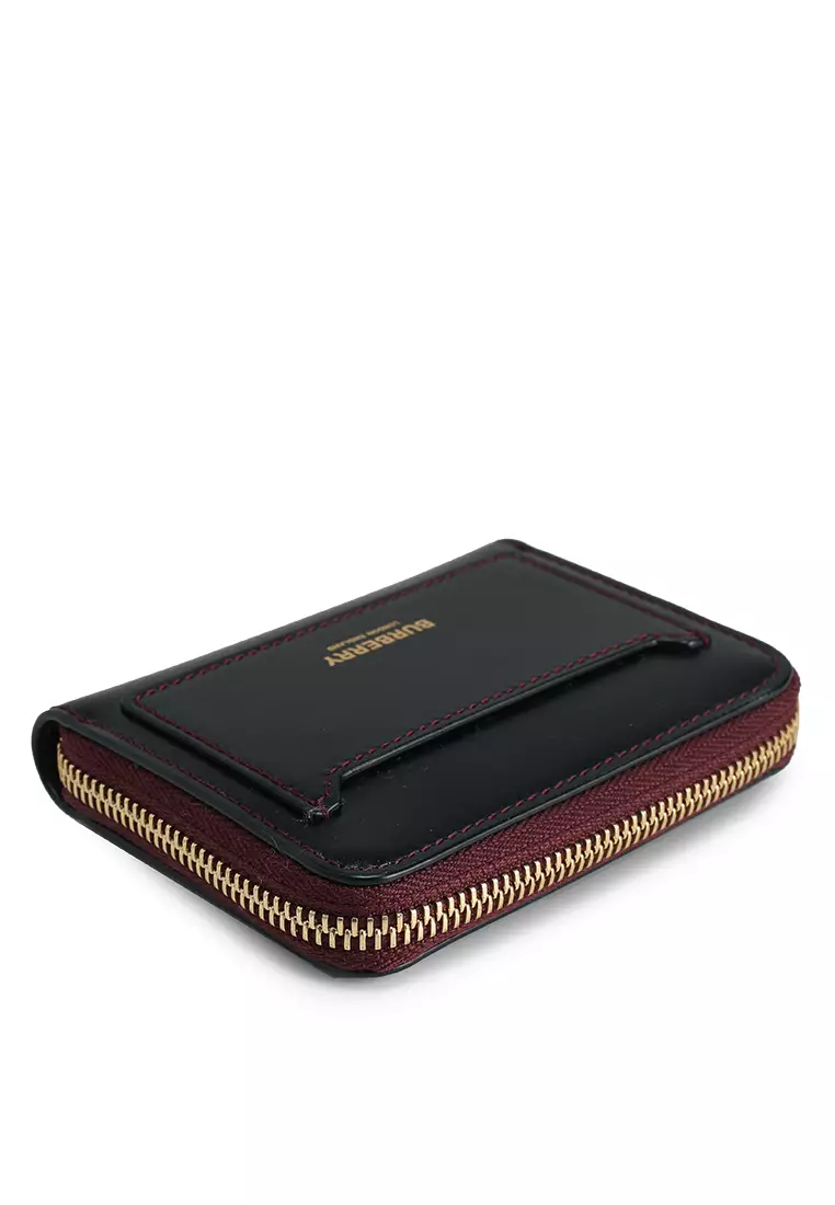 Buy Burberry Logo Mini Zip-Around Wallet (tr) 2025 Online