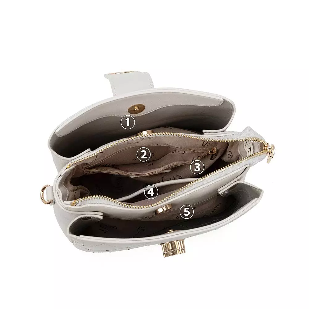 En-ji Soran Shoulderbag - Ivory