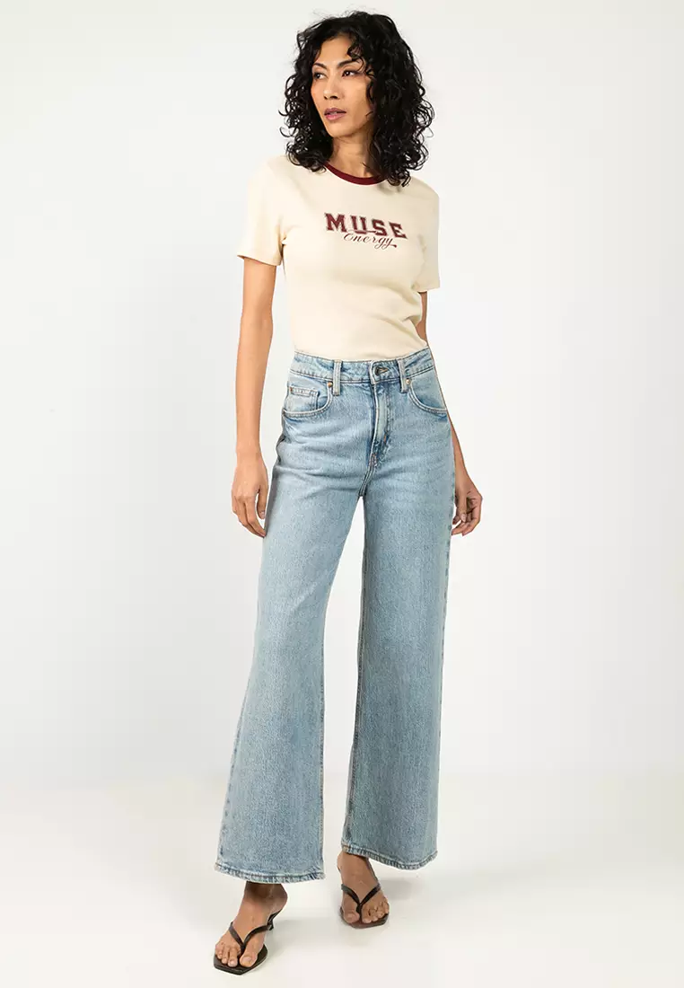 Short Sleeve Printed Top