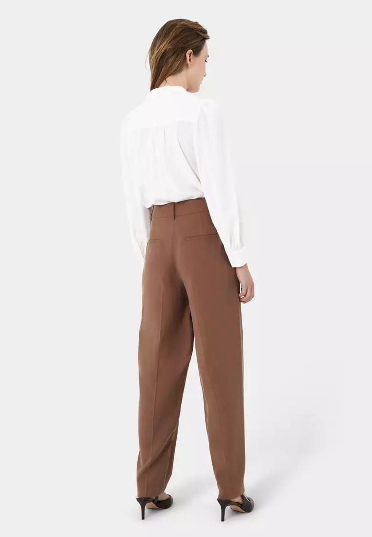 Hazel Belted Tapered Pant