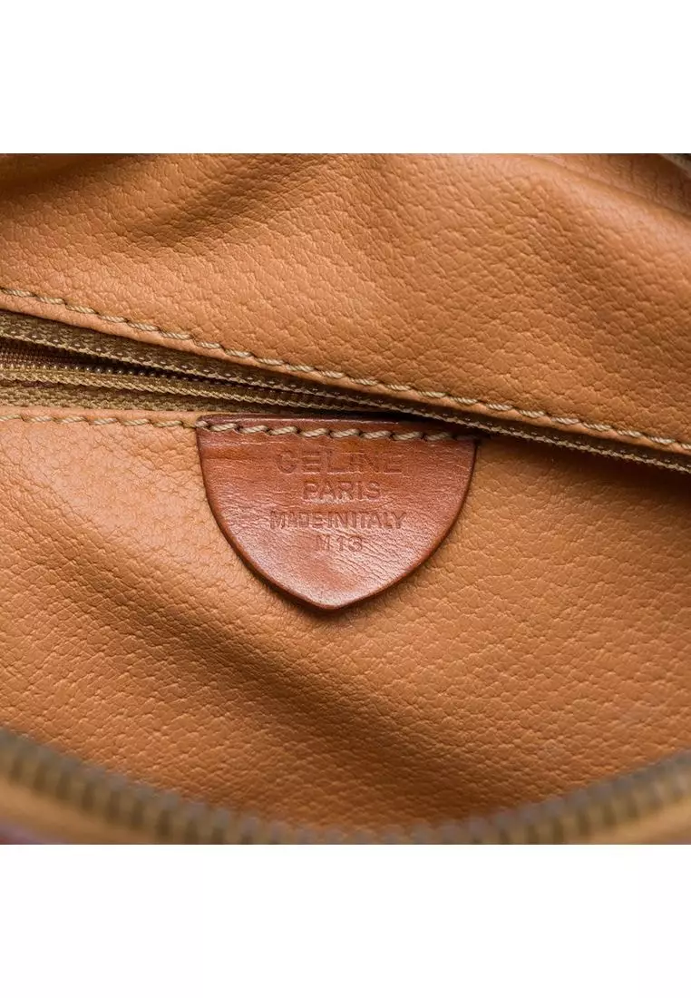 Pre-Loved Celine Macadam Coated Canvas Crossbody