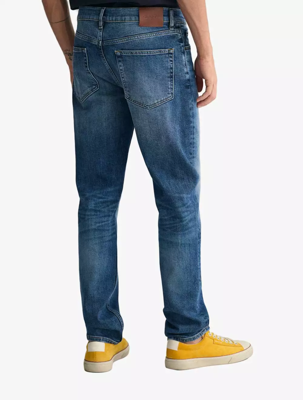 GANT - Pakaian Pria - Slim Gant Jeans - Mid Blue Vintage