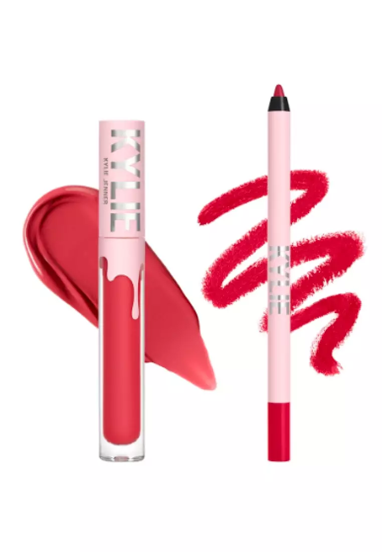 網上選購 Kylie Cosmetics Kylie Cosmetics Victoria 霧面唇妝套裝 2024 系列 ZALORA香港