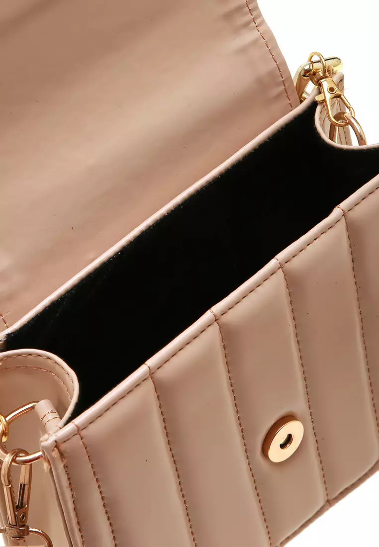 Fanya Tas Selempang Long Bag Rope Casual Bag Women - Cream