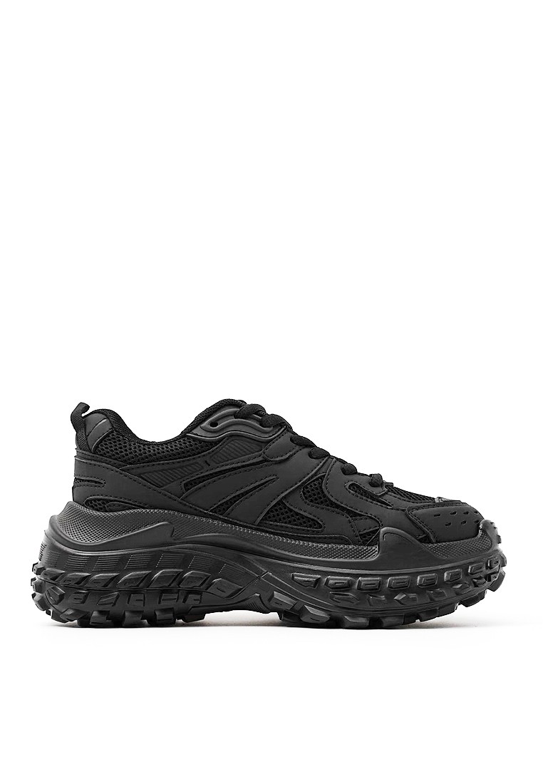 VANSA Stylish Paneled Platform Sneakers VPW-T001