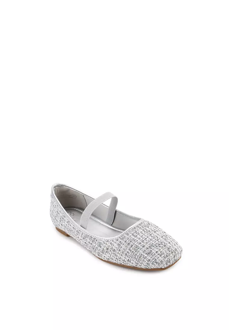 Sasha J2475-10 Flat Shoes Grey