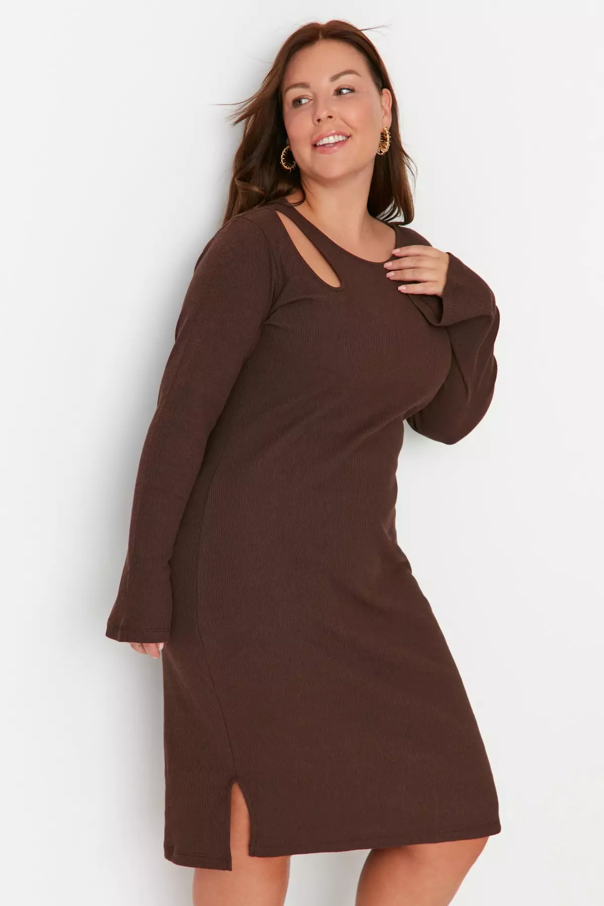 Straight cut dress outlet for plus size