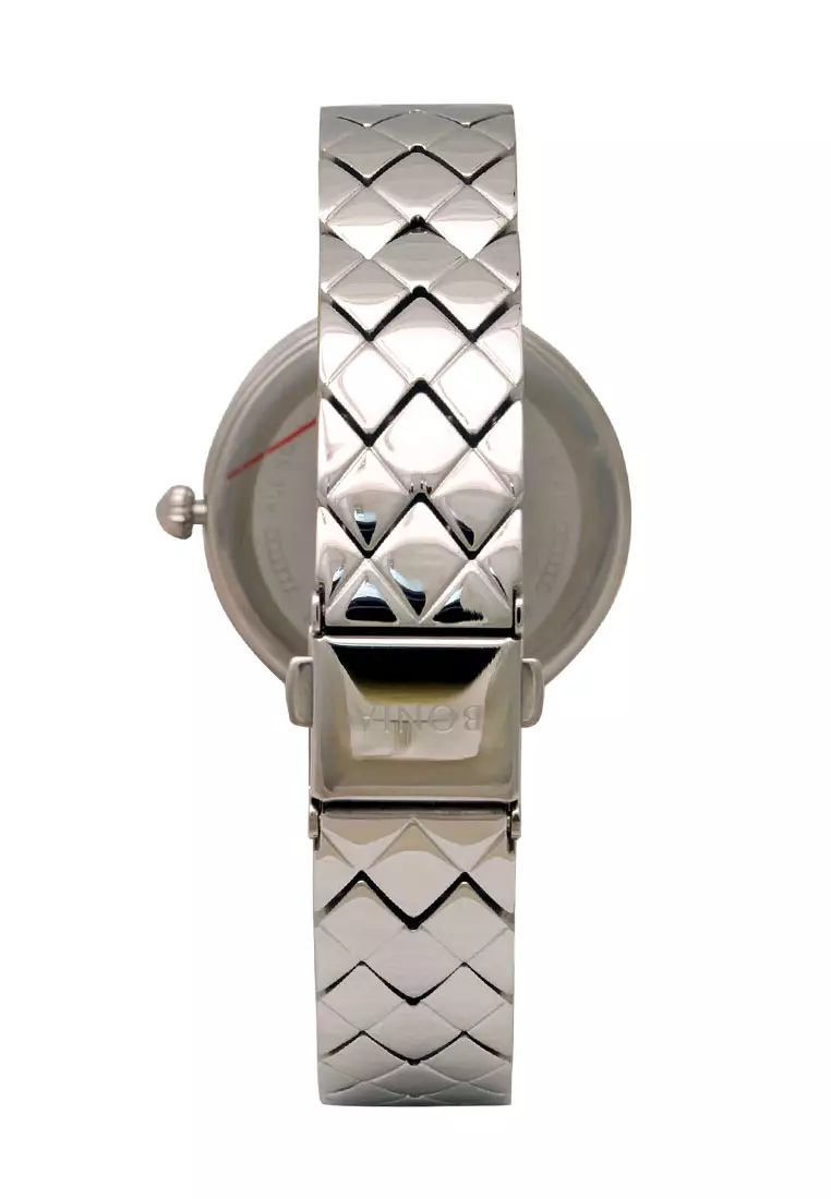 Bonia Jam Tangan Wanita - Silver - Stainless Steel - B10818-2377