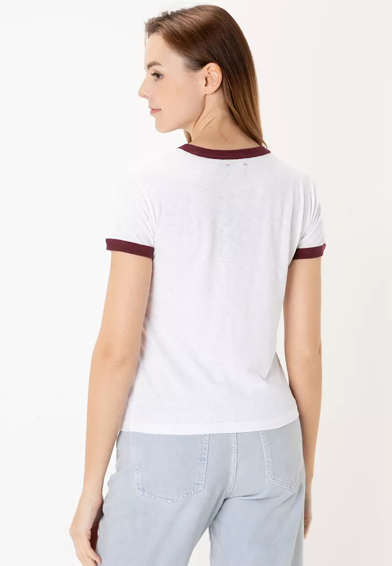 Athletic Ringer Fitted T-Shirt