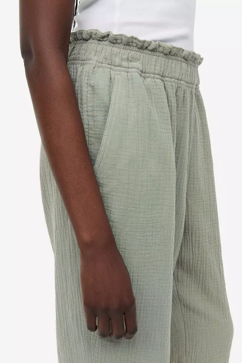 Buy H&M Paper bag trousers 2023 Online ZALORA Philippines