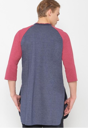 Jual ZAYIDAN Zayidan Kaos Gamis Raglan - Biru Original