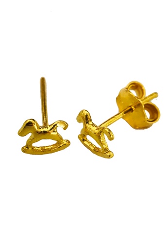 Buy Litz Litz 916 22k Gold Earrings Lge0028 1 53g Online Zalora Malaysia