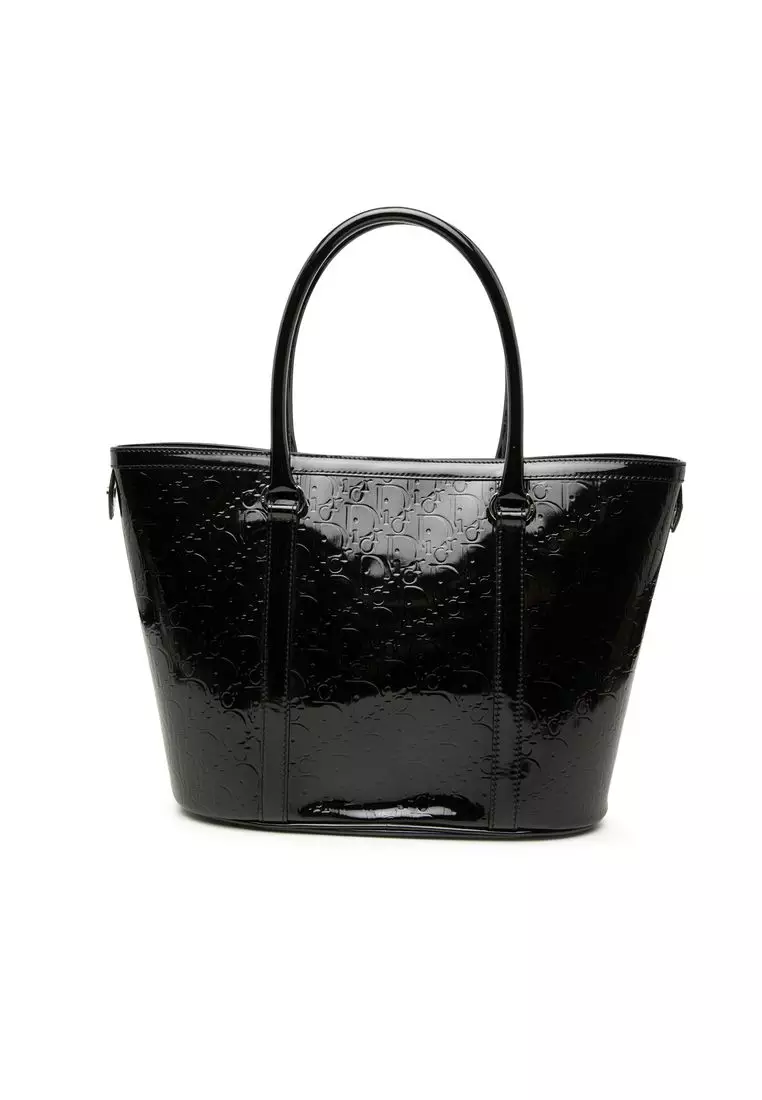 Pre-Loved Dior Diorissimo Trotter Patent Tote