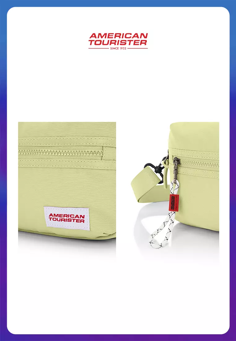 American Tourister Carter Crossbody Bag R - Cool Green
