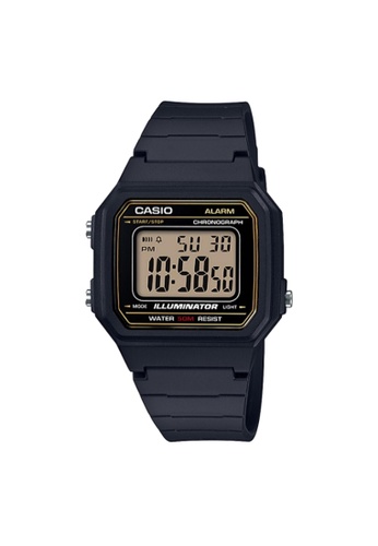 CASIO black Casio Standard Digital Watch (W-217H-9AV) D1B33ACE352845GS_1