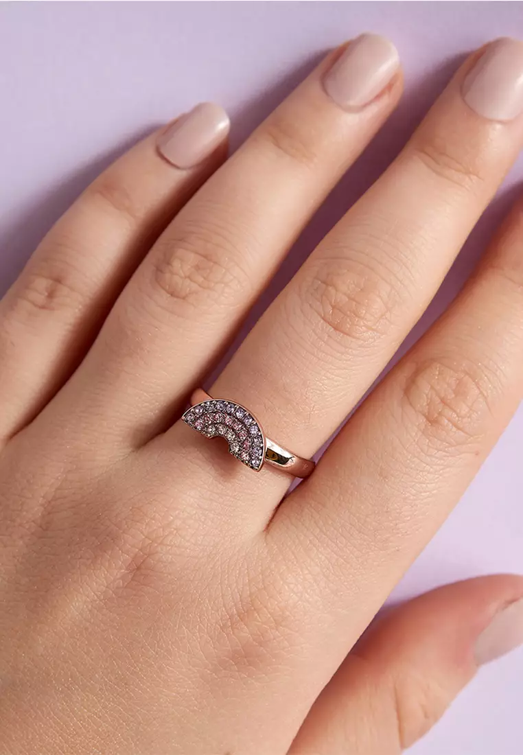 Olivia burton rose shop gold ring