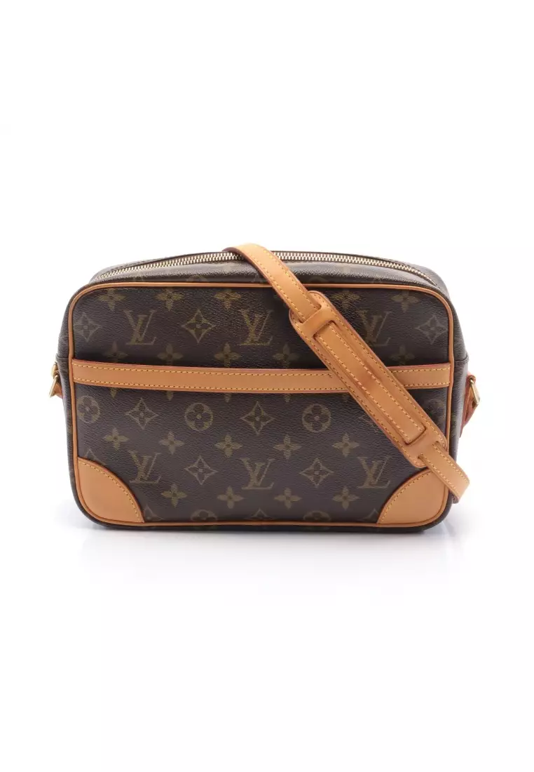 LOUIS VUITTON Authentic Trocadero 27 Brown Monogram Canvas -  Singapore