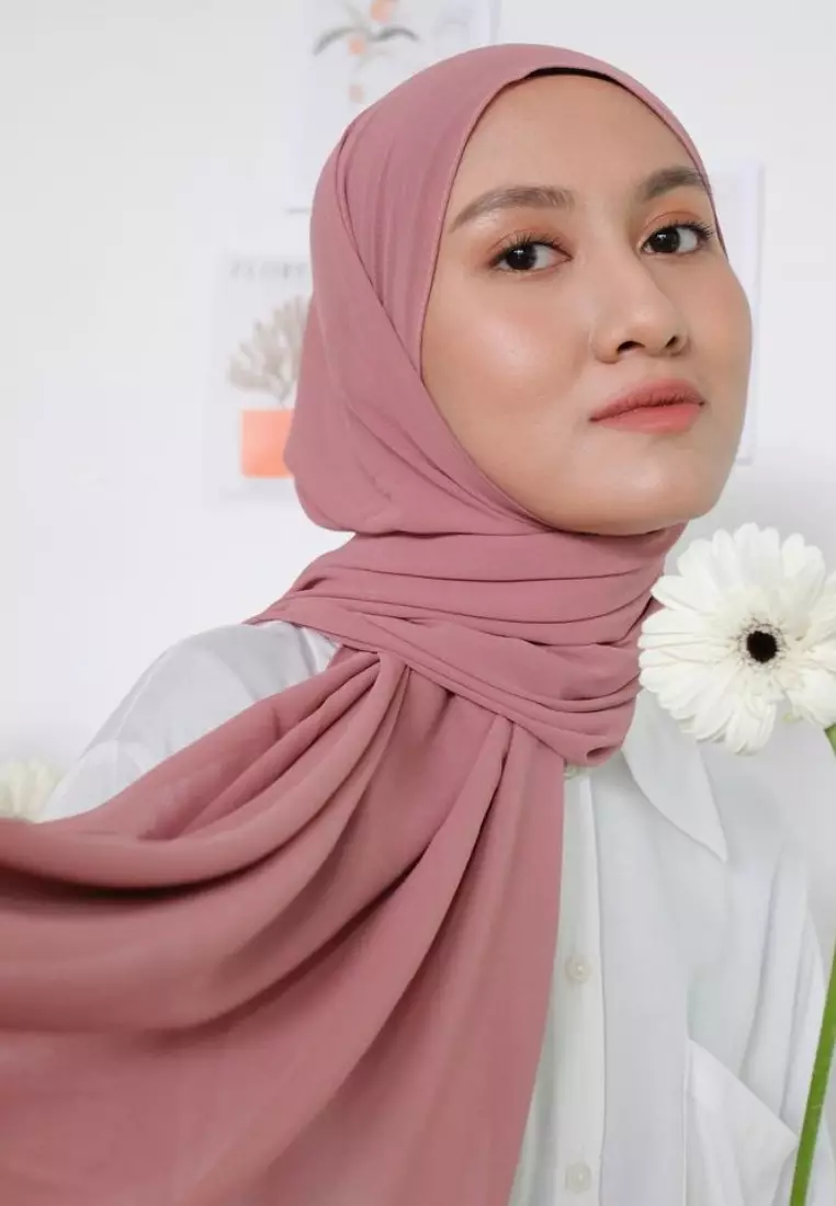Bawal Shawl Peach Pearl