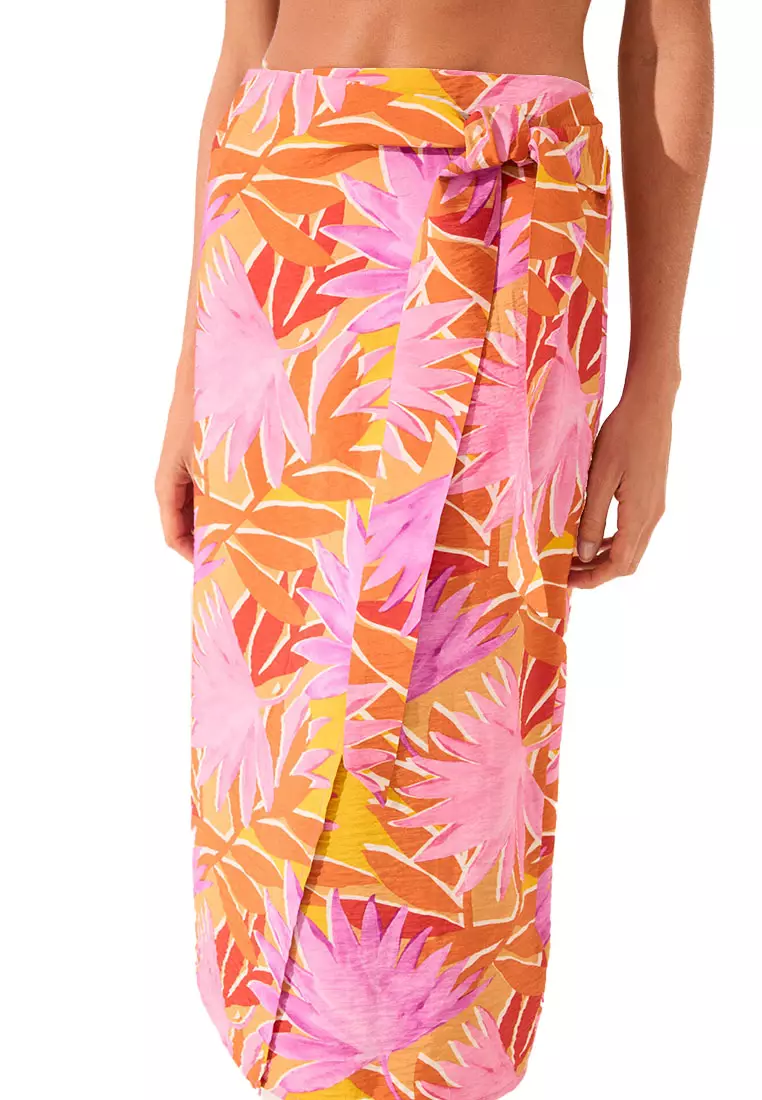 Tropical Texture Midi Sarong