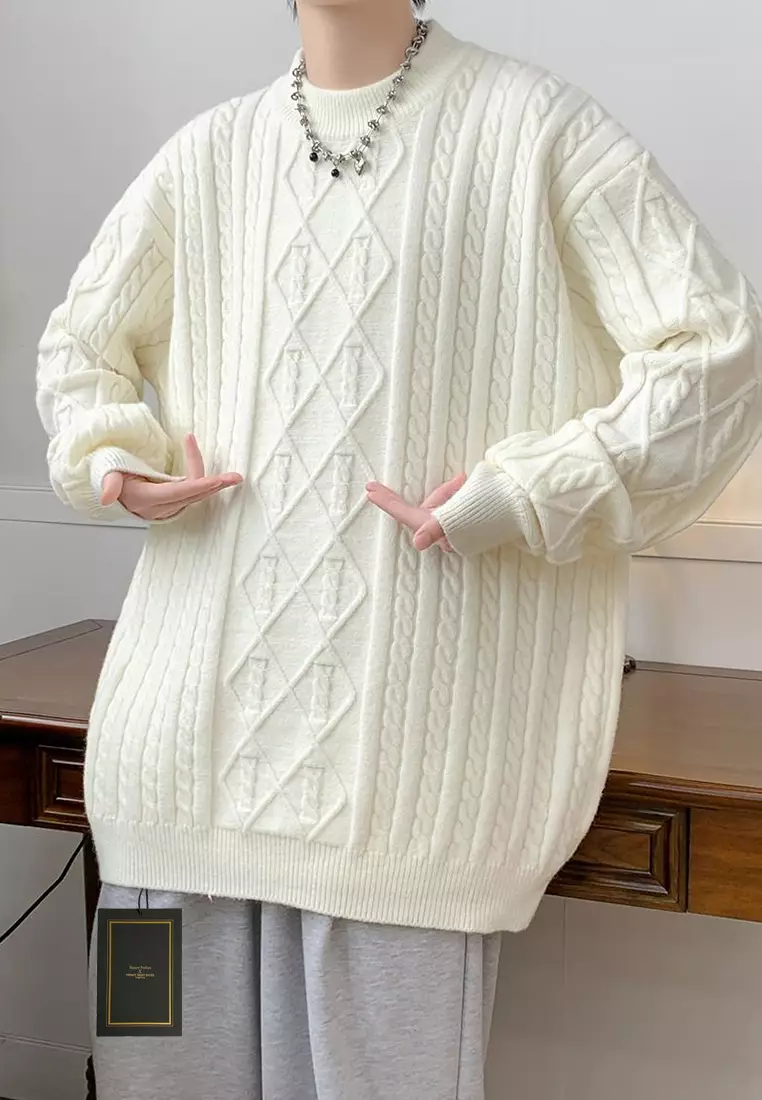 White big sweater sale