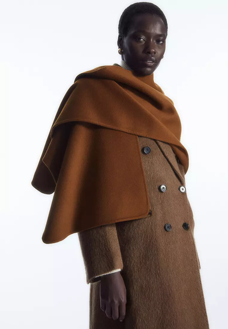 Buy COS Oversized Double-Faced Wool Scarf 2023 Online | ZALORA Singapore