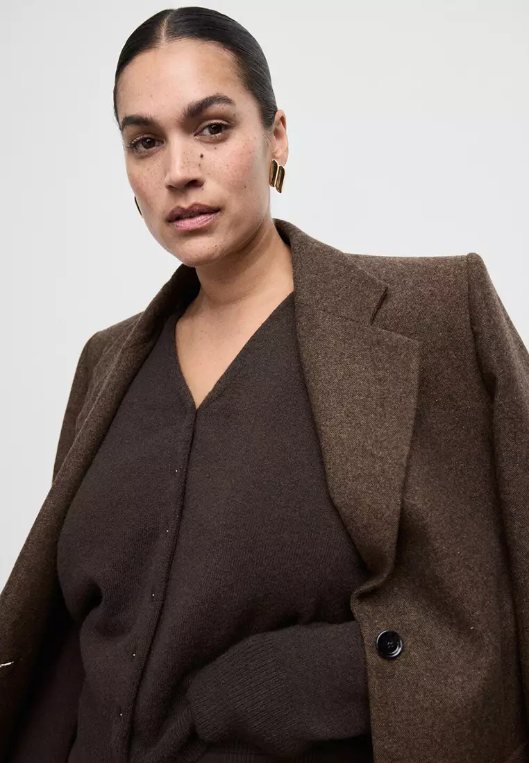V-Neck Knitted Cardigan
